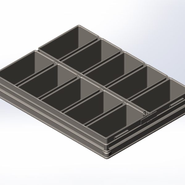 industrial bakeware block tin