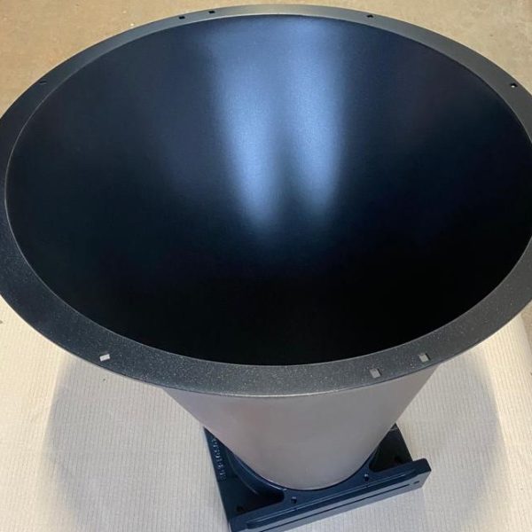 conical hopper coating after