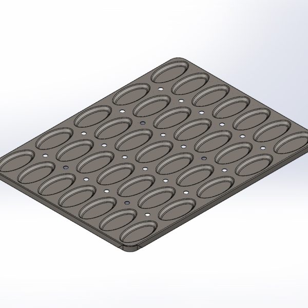 industrial bakeware croissant tray